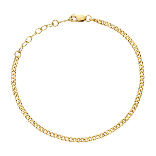 Thin Curb Chain Bracelet